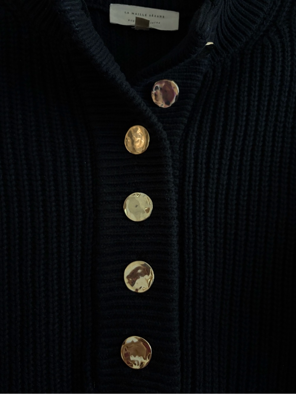Sezane Lucas Jumper Black XS - Picture 7 of 11